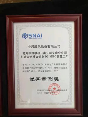 创新驱动未来 中兴通讯领跑SDN/NFV/AI技术荣获年度双料大奖